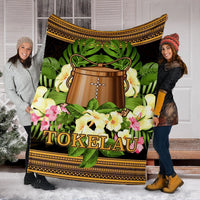 Tokelau Premium Blanket - Polynesian Gold Patterns Collection - Polynesian Pride