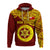 Custom Tonga High School Hoodie Maroon and Gold LT4 - Polynesian Pride