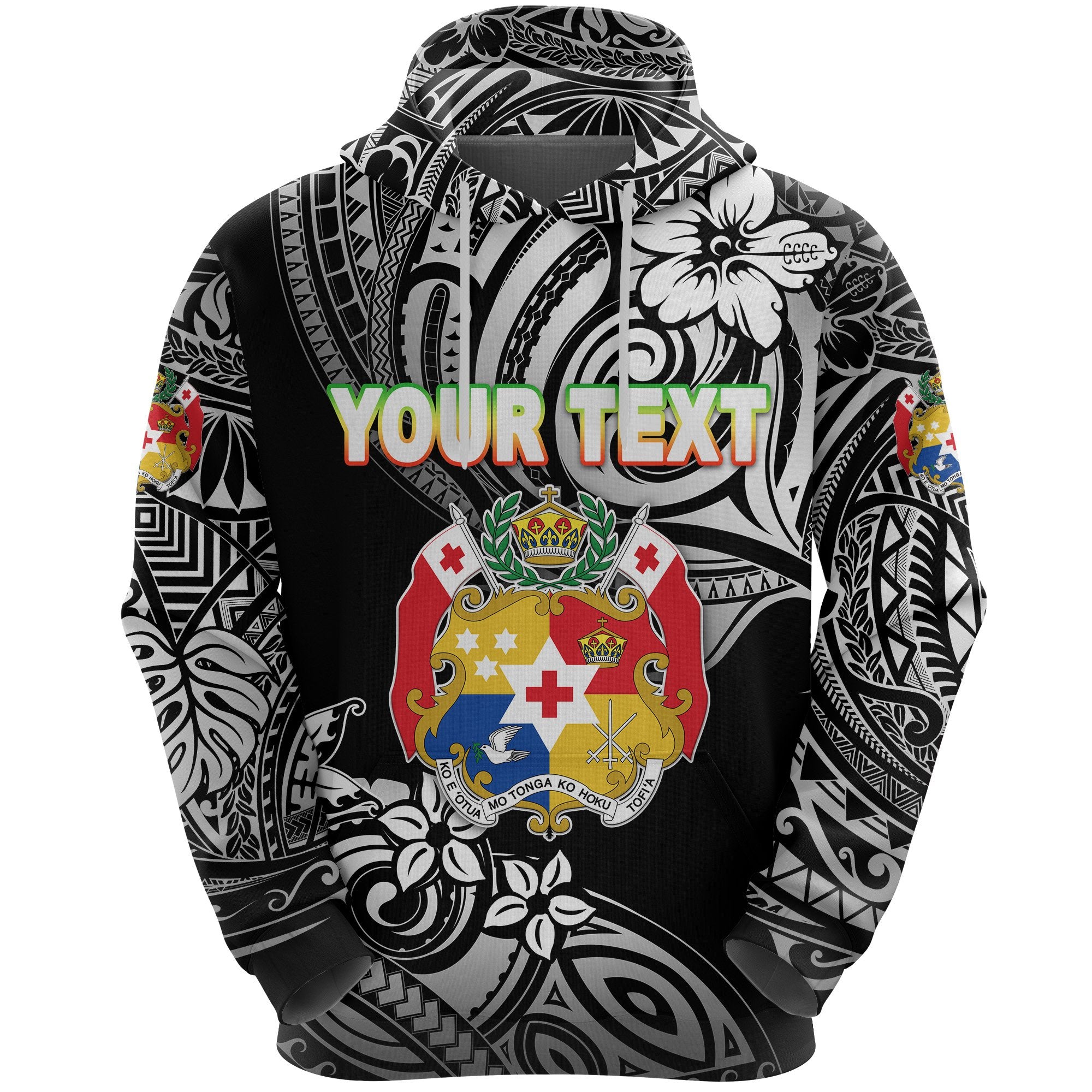 Custom Mate Maa Tonga Rugby Hoodie Polynesian Unique Vibes Black Unisex Black - Polynesian Pride