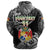 Custom Mate Maa Tonga Rugby Hoodie Polynesian Unique Vibes, Custom Text and Number Black - Polynesian Pride