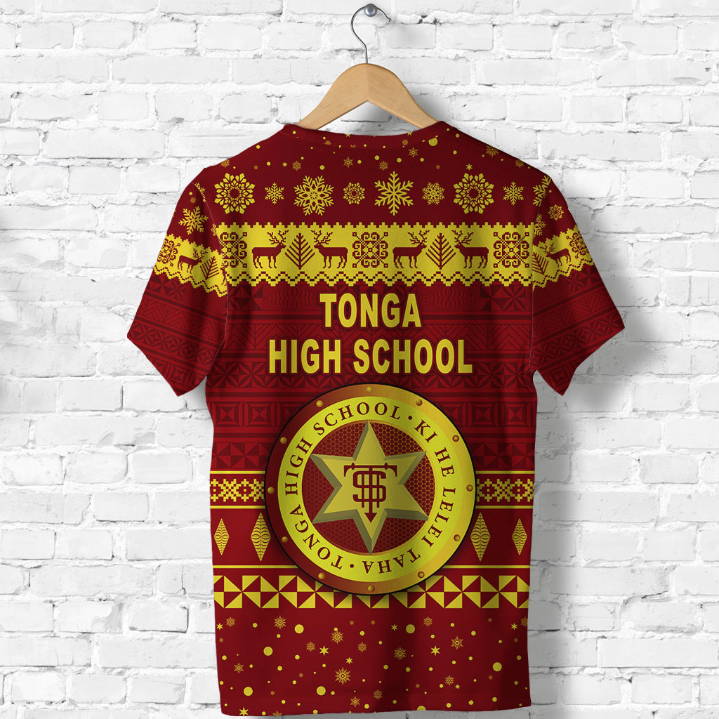 Tonga High School Christmas T Shirt Simple Style LT8 - Polynesian Pride