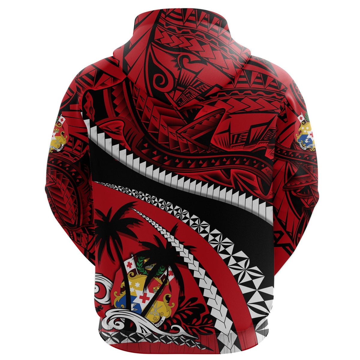 Hoodie Tonga Polynesian Shark Tattoo - Polynesian Pride
