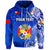 Custom Tonga Coat of Arms Hoodie Simple Vibes Blue LT8 - Polynesian Pride