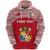 Custom Kolisi Tonga Hoodie Mate Maa Tonga Simple Version Coat of Arms - Polynesian Pride