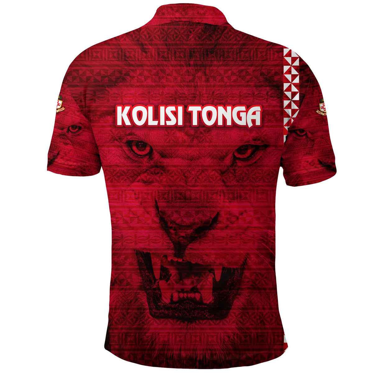 Custom Kolisi Tonga Polo Shirt Mate Maa Tonga Powerful Lion - Polynesian Pride