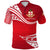 Kolisi Tonga Polo Shirt Mate Maa Tonga Unique Version Red - Polynesian Pride