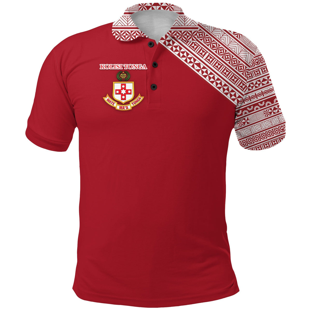 Kolisi Tonga Polo Shirt Mate Maa Tonga Rugby Lajone Ashburton NO.1 - Polynesian Pride