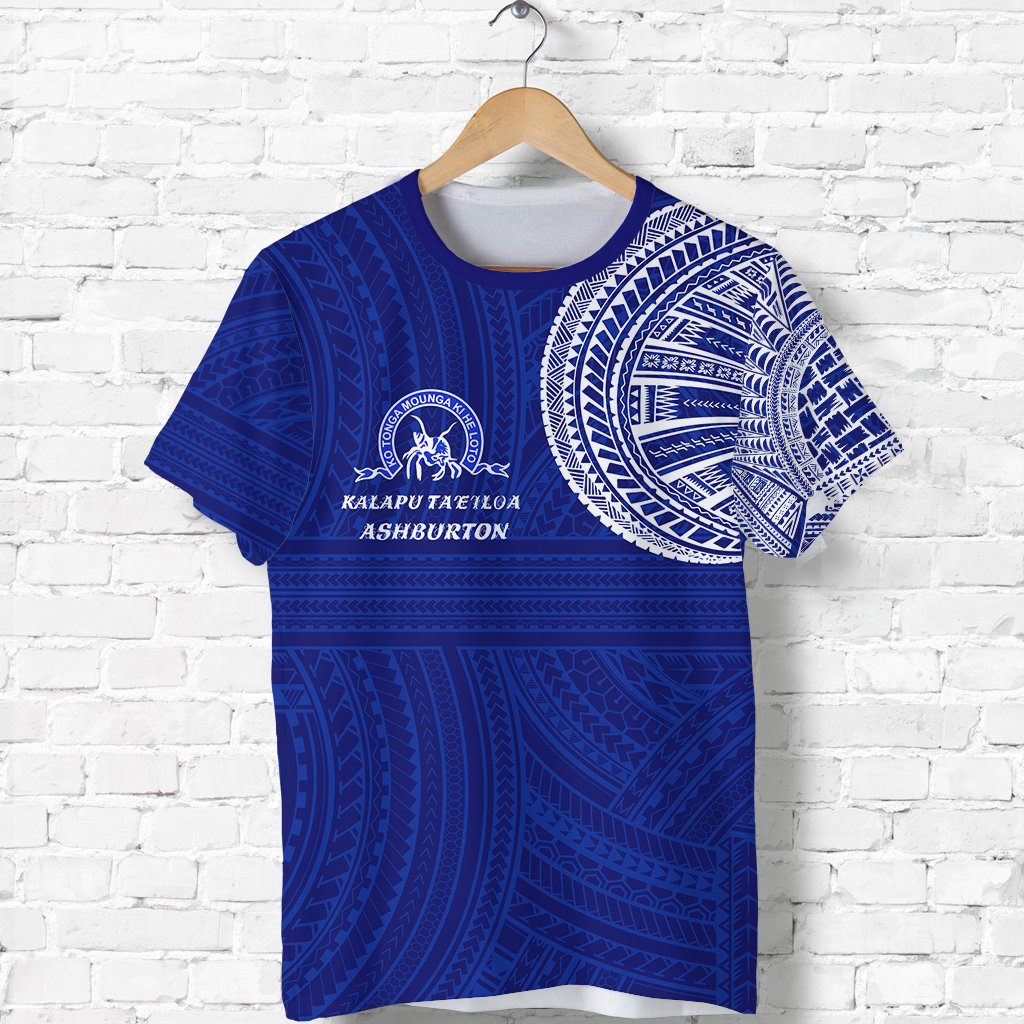 Ko Tonga T Shirt Kalapu Taeiloa Ashburton Unisex Blue - Polynesian Pride