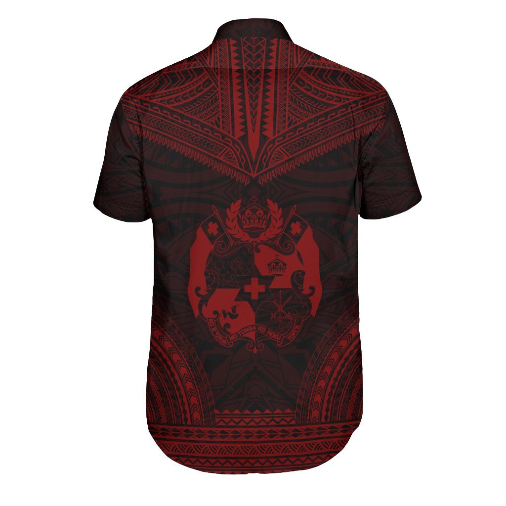 Tonga Polynesian Chief Shirt - Red Version - Polynesian Pride