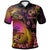 Tonga Custom Polo Shirt Tonga in wave Unisex Black - Polynesian Pride