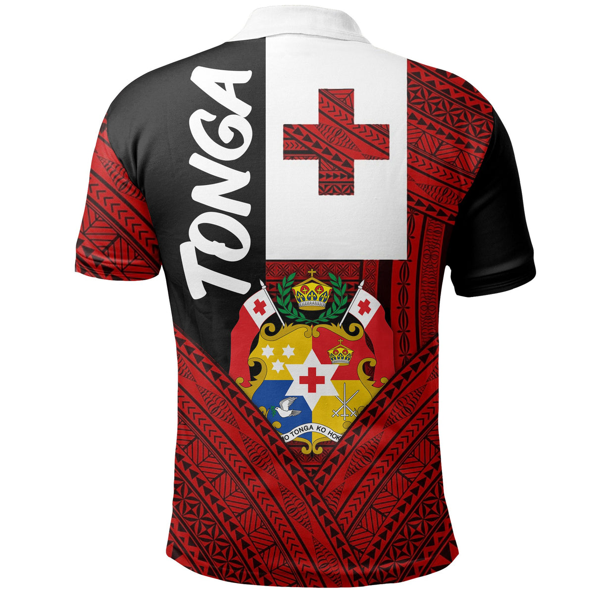 Tonga Polo Shirt Ikale Tahi Creativity Rugby - Polynesian Pride