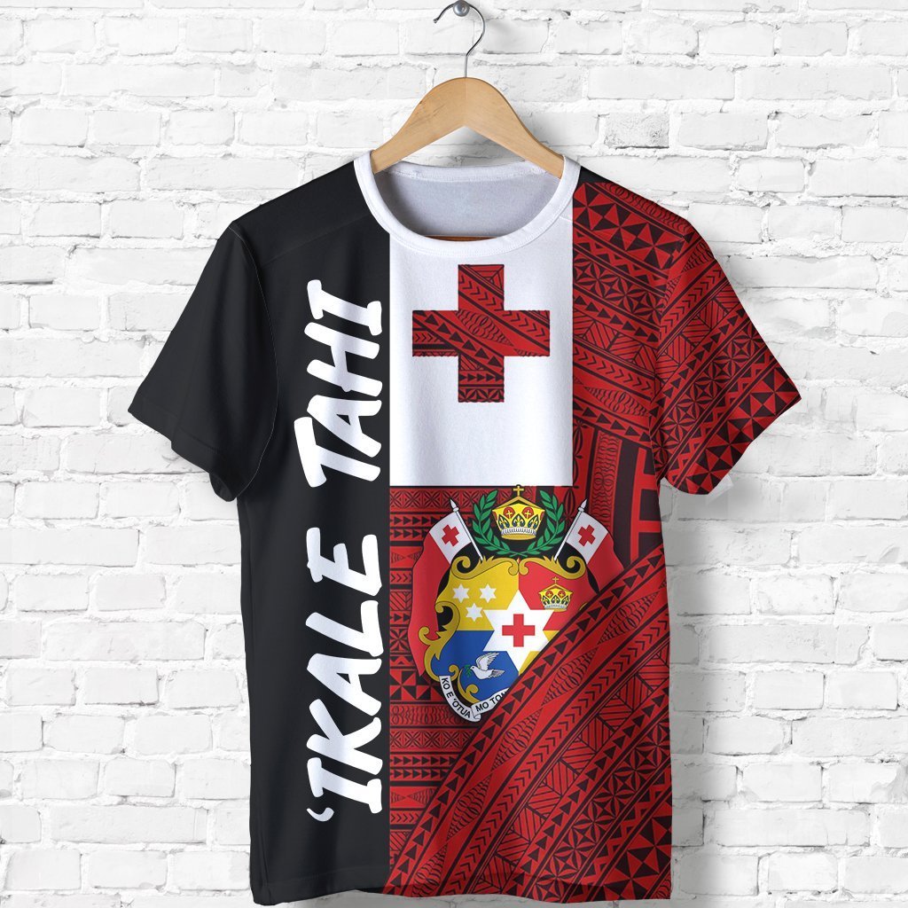 Tonga T Shirt Ikale Tahi Creativity Rugby Unisex Red - Polynesian Pride