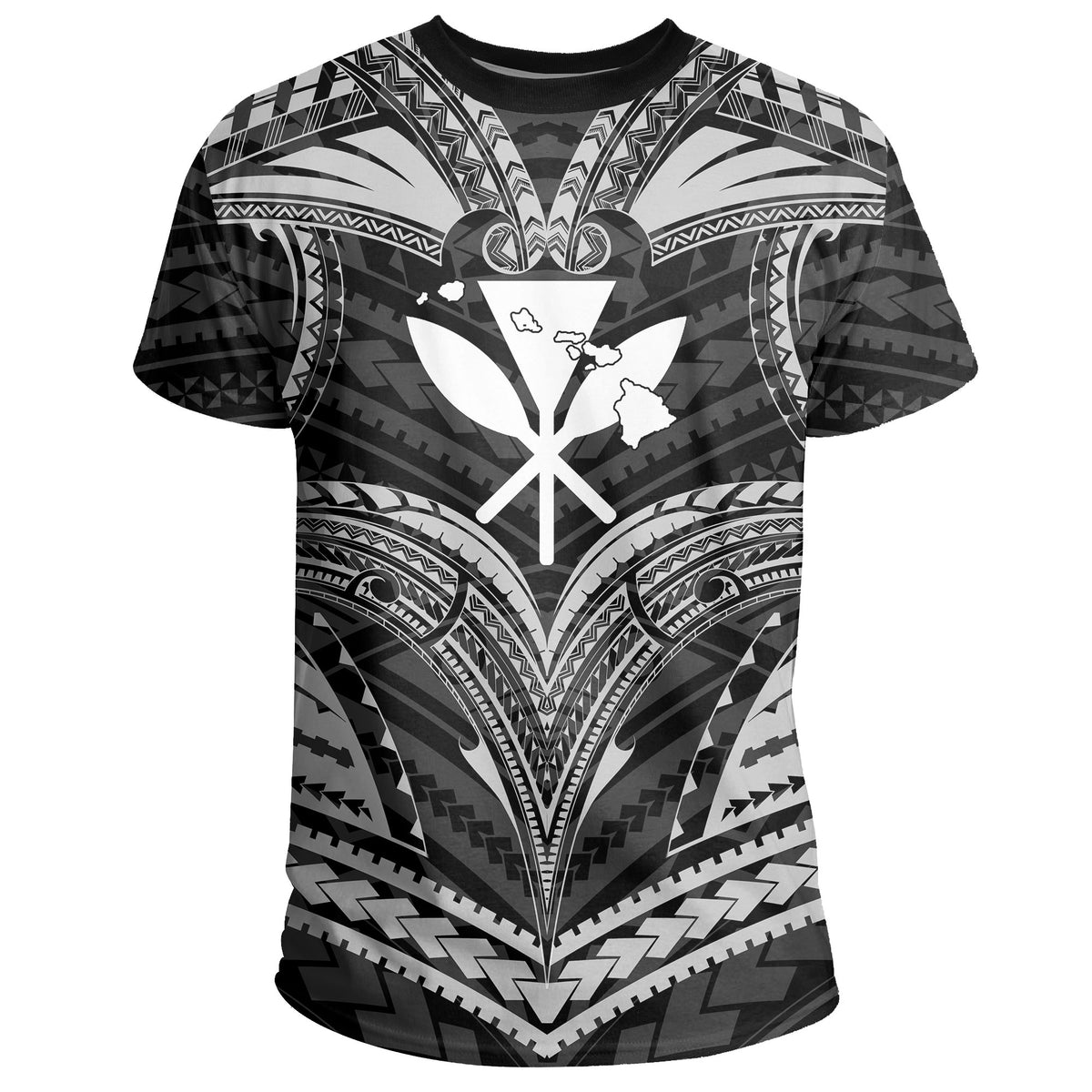 Hawaii Map Kanaka Animal Polynesian T Shirt - Polynesian Pride