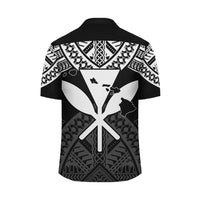 Hawaii Polynesian Limited Hawaiian Shirt - Tab Style White - AH - Polynesian Pride