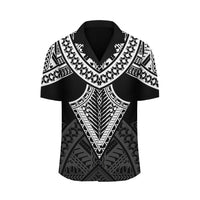 Hawaii Polynesian Limited Hawaiian Shirt - Tab Style White - AH - Polynesian Pride