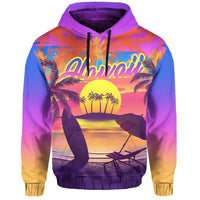 Hawaii Summer Vibe Zip Hoodie - Polynesian Pride