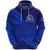 Custom Kolisi Ko Tupou College Tonga Hoodie Unique Version Full Blue, Custom Text and Number - Polynesian Pride