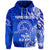 Custom Tonga Tupou College Hoodie Toloa Old Boys Simple Vibes Blue, Custom Text and Number LT8 - Polynesian Pride