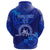 Custom Kolisi Ko Tupou College Tonga Hoodie Unique Vibes Full Blue, Custom Text and Number - Polynesian Pride