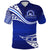 Custom Kolisi Ko Tupou College Tonga Polo Shirt Unique Version Blue, Custom Text and Number - Polynesian Pride