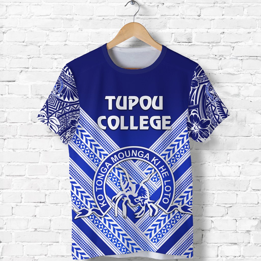 Kolisi Ko Tupou College Tonga T Shirt Creative Style Blue - Polynesian Pride