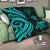 Niue Premium Quilt - Turquoise Tentacle Turtle - Polynesian Pride