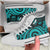 Marshall Islands High Top Shoes - Turquoise Tentacle Turtle Crest - Polynesian Pride