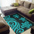 Fiji Area Rug - Turquoise Tentacle Turtle - Polynesian Pride