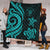 Niue Premium Quilt - Turquoise Tentacle Turtle - Polynesian Pride