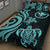 Hawaii Quilt Bed Set - Turquoise Tentacle Turtle - Polynesian Pride