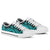 Federated States of Micronesia Low Top Canvas Shoes - Turquoise Tentacle Turtle - Polynesian Pride