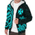 Wallis and Futuna Sherpa Hoodie - Turquoise Tentacle Turtle - Polynesian Pride