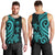 Federated States of Micronesia Men's Tank Top - Turquoise Tentacle Turtle - Polynesian Pride