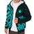 Marshall Islands Sherpa Hoodie - Turquoise Tentacle Turtle - Polynesian Pride