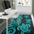 Fiji Area Rug - Turquoise Tentacle Turtle - Polynesian Pride