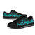 Niue Low Top Canvas Shoes - Turquoise Tentacle Turtle - Polynesian Pride