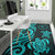 Chuuk Area Rug - Turquoise Tentacle Turtle - Polynesian Pride