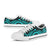 Tokelau Low Top Canvas Shoes - Turquoise Tentacle Turtle - Polynesian Pride