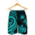 Samoa Men's Short - Turquoise Tentacle Turtle - Polynesian Pride