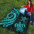 Niue Premium Quilt - Turquoise Tentacle Turtle - Polynesian Pride