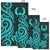 Pohnpei Area Rug - Turquoise Tentacle Turtle - Polynesian Pride