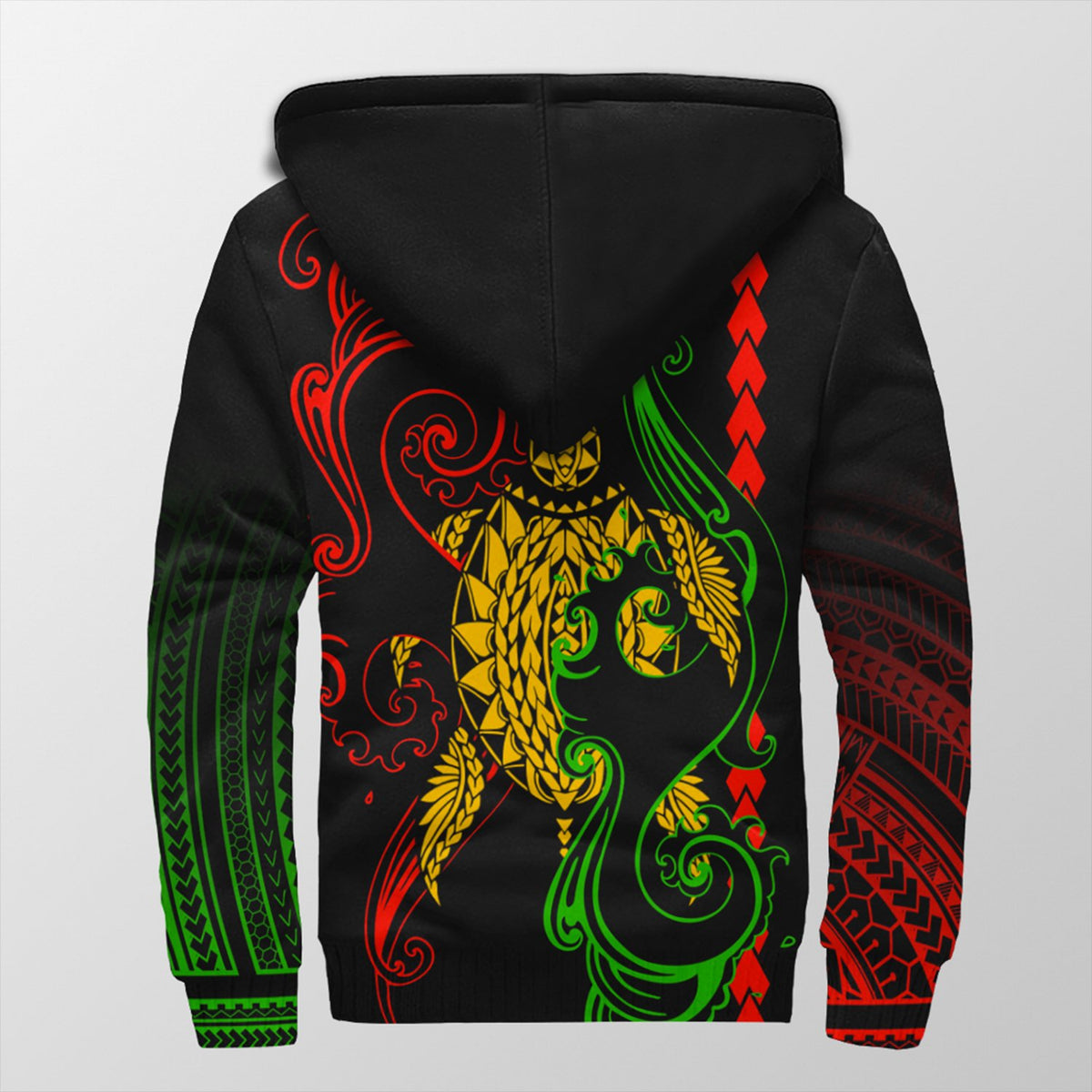 Hawaii - Turtle Sea Sherpa Hoodie AH - Polynesian Pride