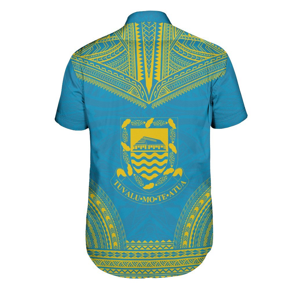Tuvalu Polynesian Chief Shirt - Flag Version - Polynesian Pride
