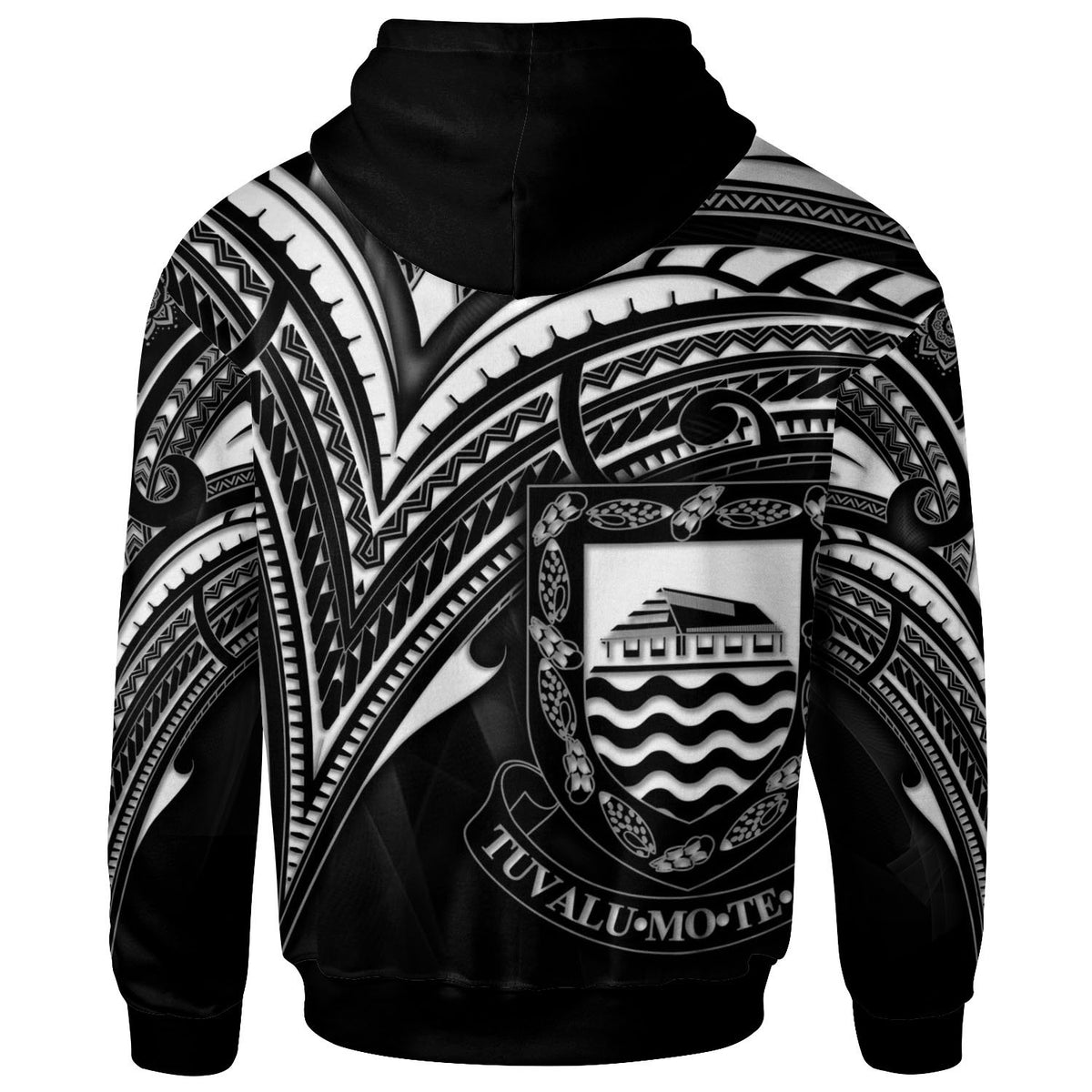 Tuvalu Hoodie Cross Style - Polynesian Pride