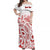 (Custom Personalised) New Zealand Off Shoulder Long Dress NZ Maori Red LT13 Women Red - Polynesian Pride