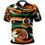 Vanuatu Polo Shirt Vortex Style Unisex Orange - Polynesian Pride