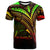 Vanuatu T Shirt Reggae Color Cross Style Unisex Black - Polynesian Pride