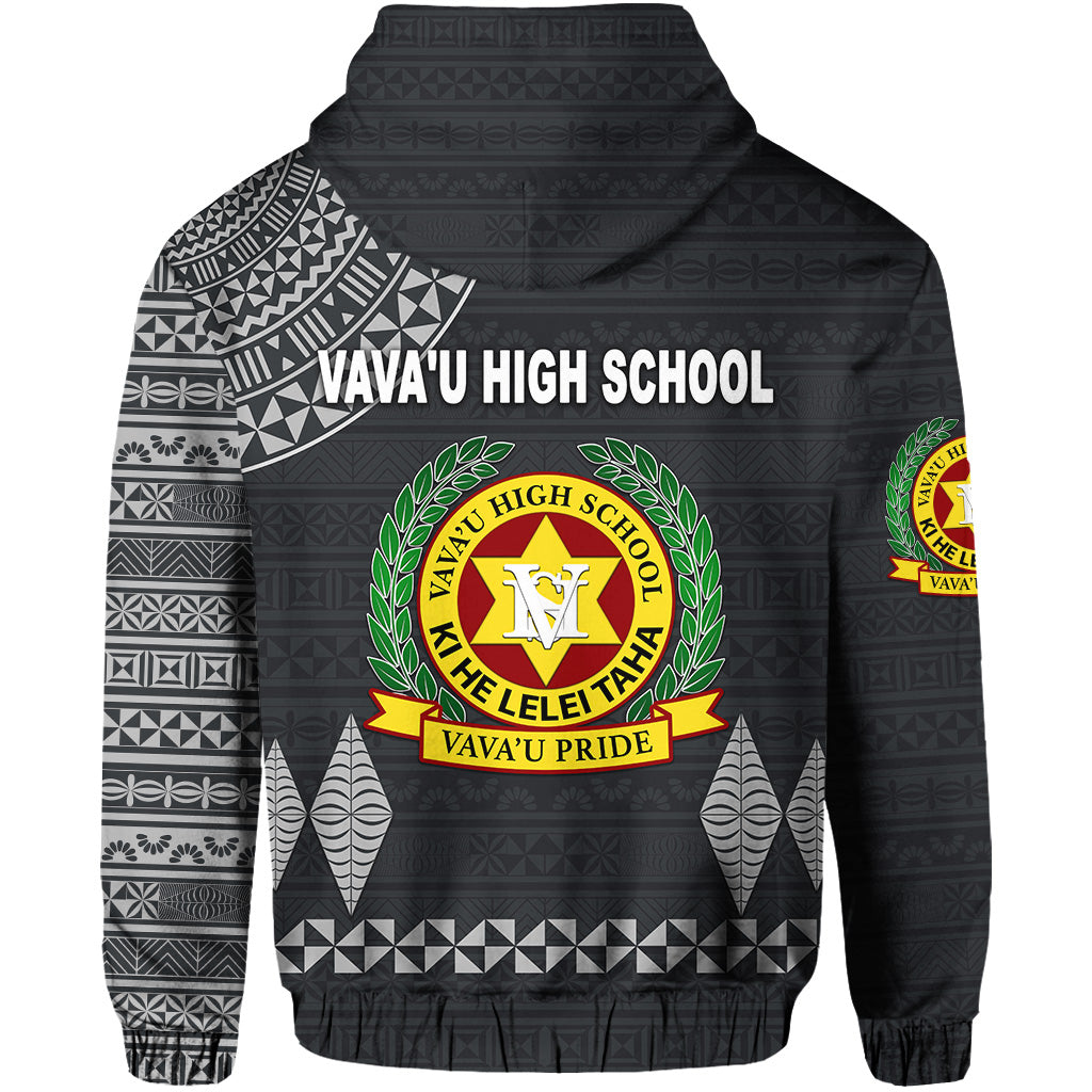 Tonga Vavau High School Zip Hoodie Simple Style Dark Grey LT8 - Polynesian Pride