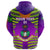 Custom Fiji Vuci Rugby Club Hoodie Creative Style Purple, Custom Text and Number LT8 - Polynesian Pride