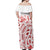 (Custom Personalised) New Zealand Off Shoulder Long Dress NZ Maori Red LT13 - Polynesian Pride